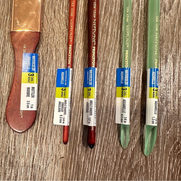 15 Princeton Neptune Professional Watercolor Paintbrushes Synthetic Brushes NEW - Picture 3 of 14